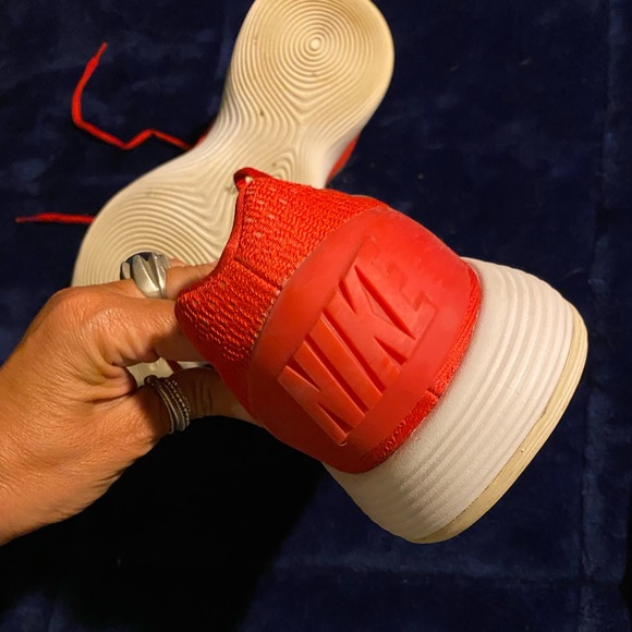 Red Nikes. Men’s size 12.5. Gently used. - Picture 4 of 7